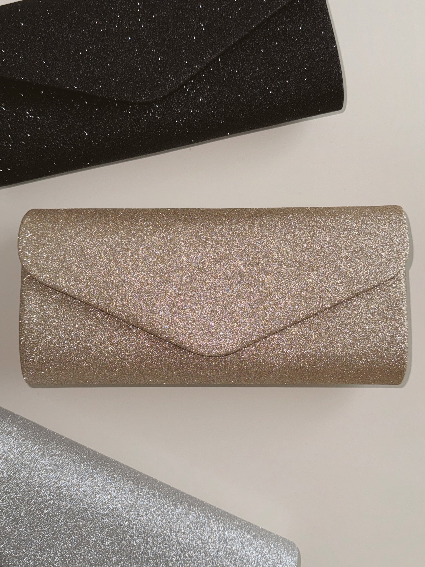 Glitter pouch bags