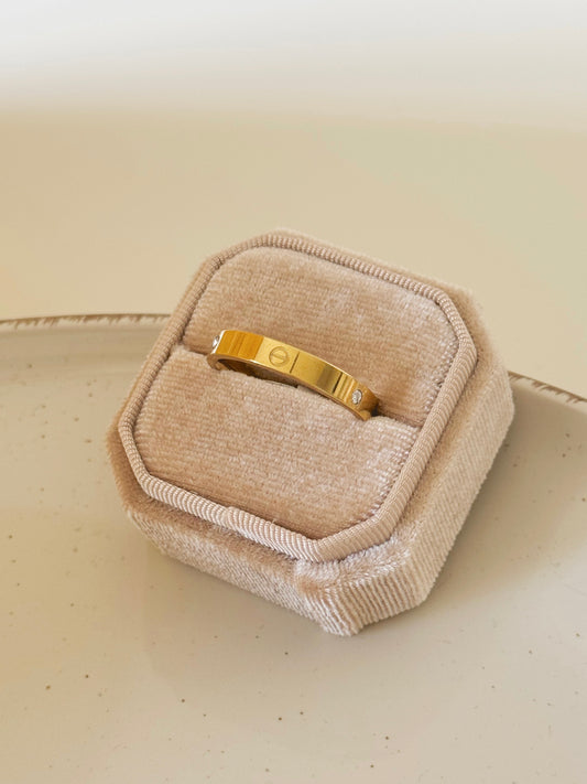 Cartier love ring ( gold with stones / big size)