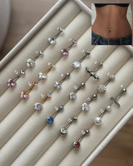 Real Belly piercings