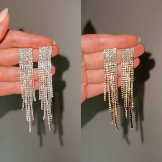 Tassel drop earrings