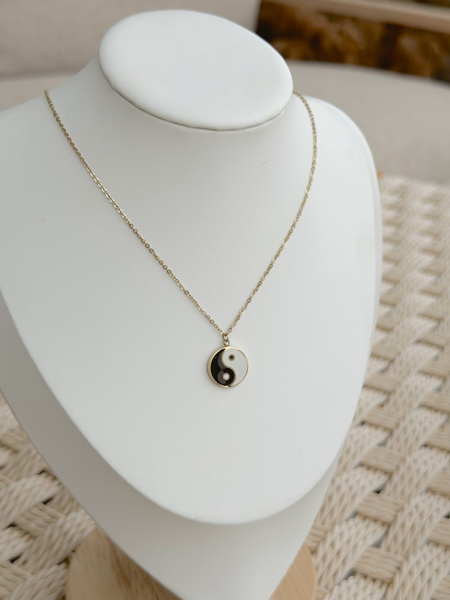 Yin yang necklace
