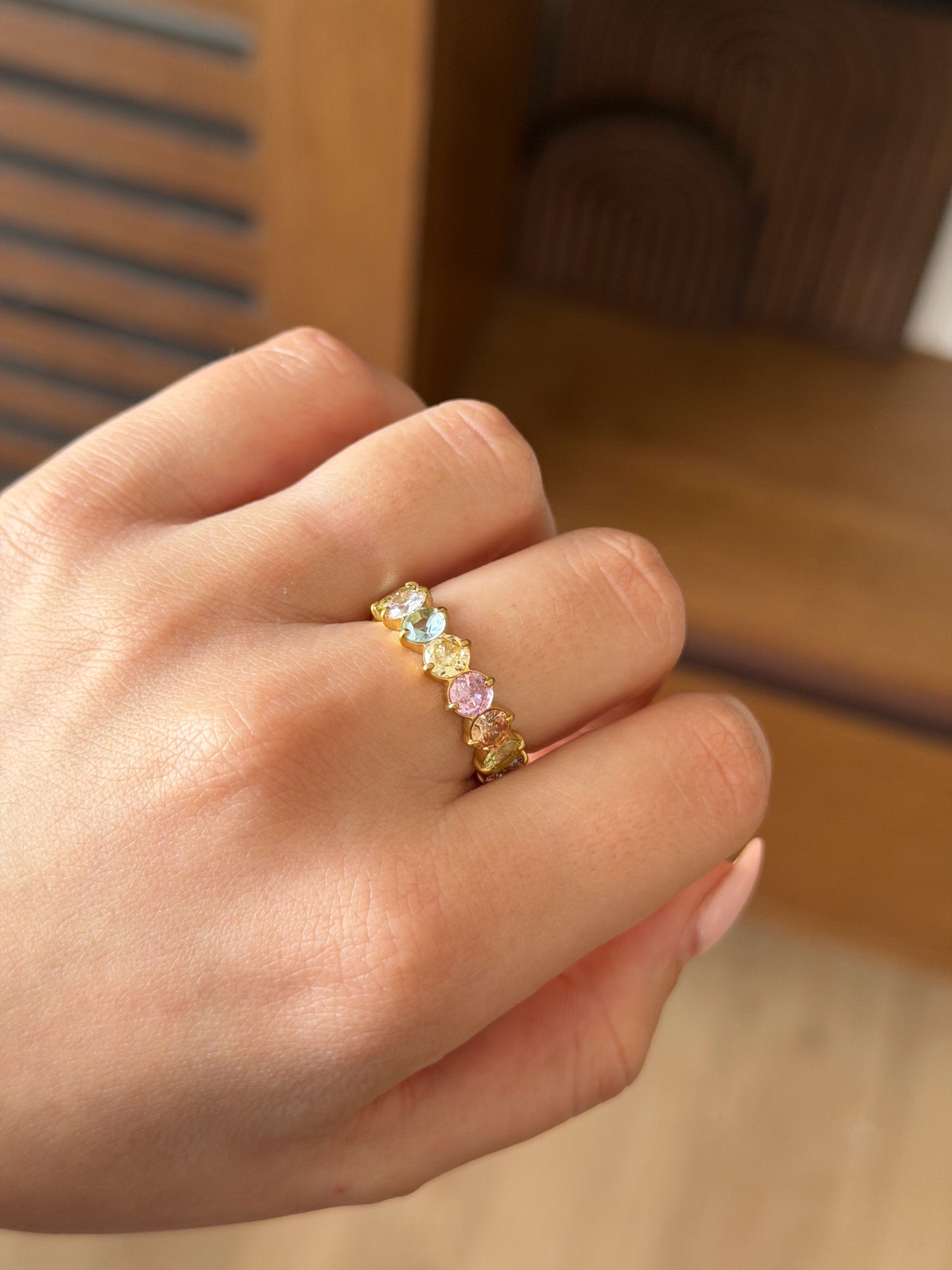 Colorful round tennis ring