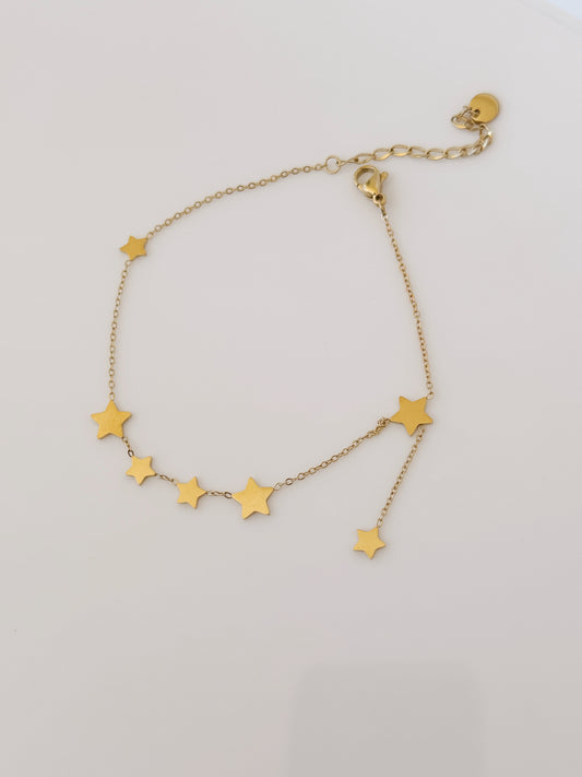 Star drop anklet