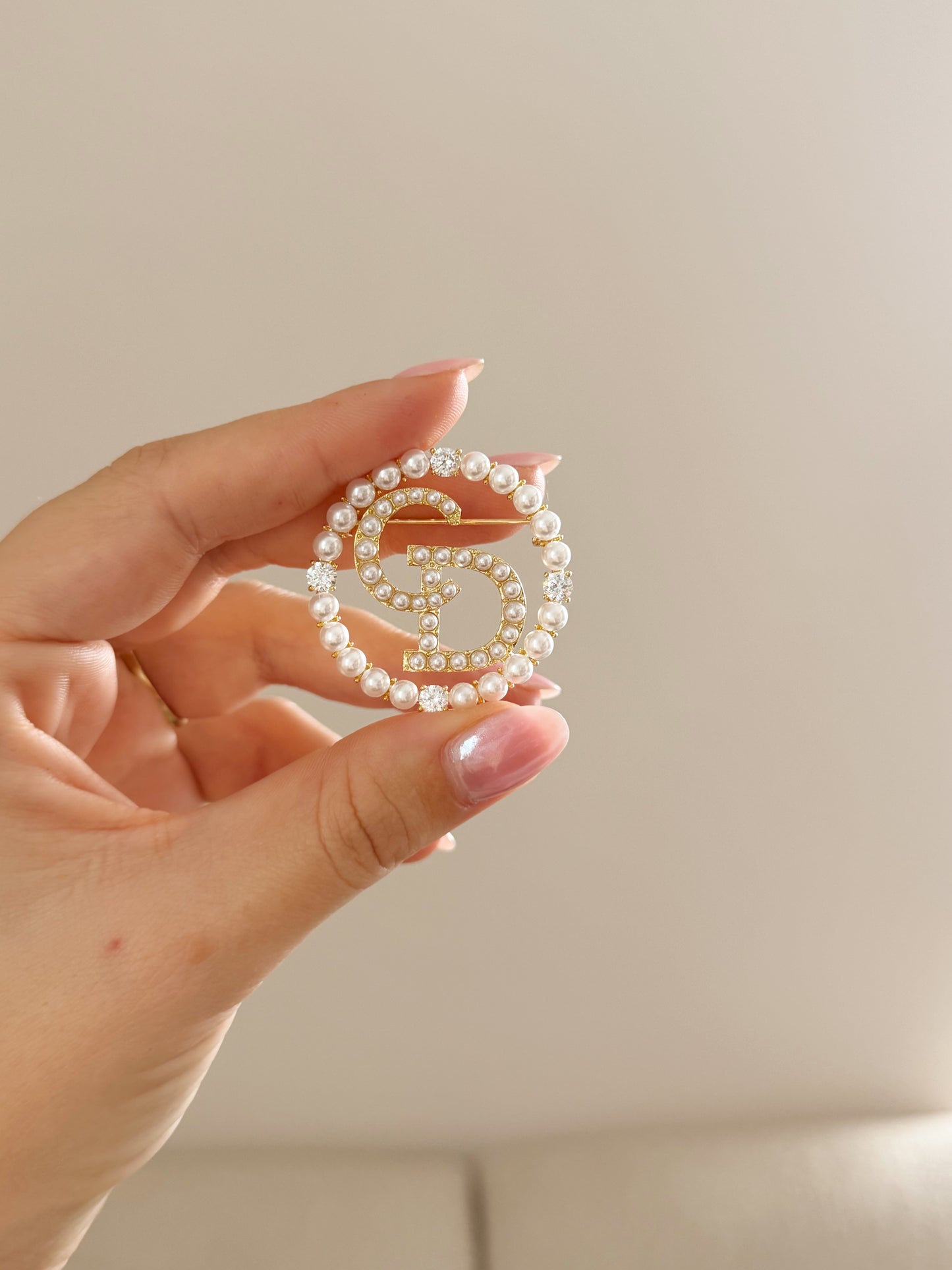 Dior Pearl brooch