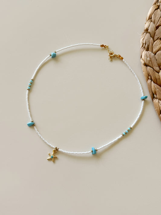 Starfish necklace and anklet