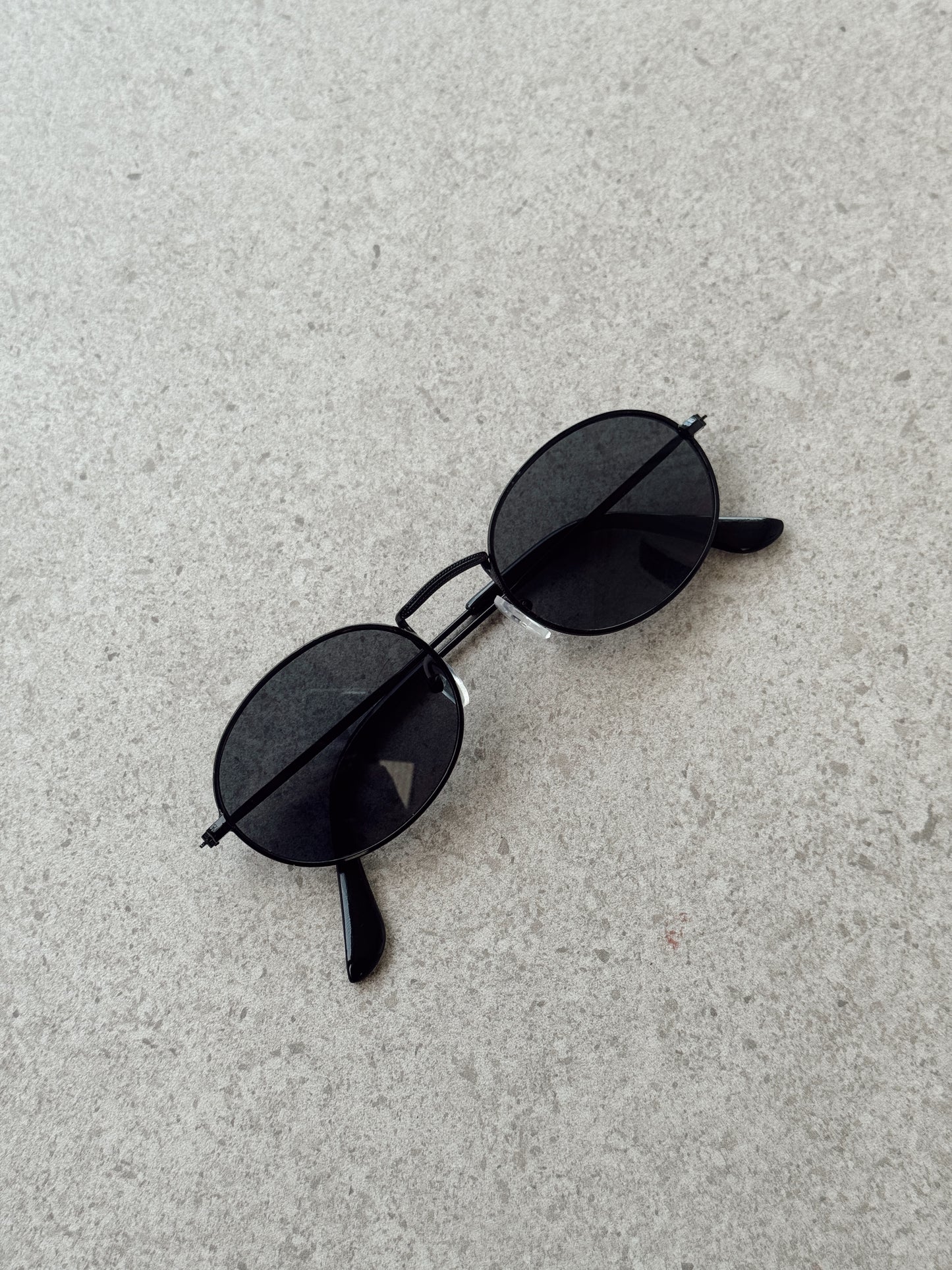 Black metal sunglasses