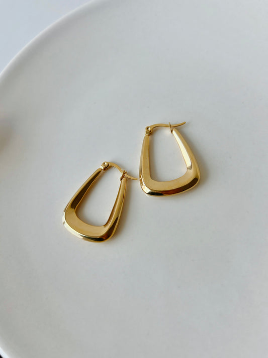 Vogue drop earrings hoops