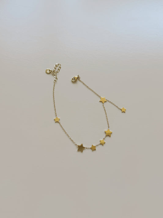 Star drop anklets