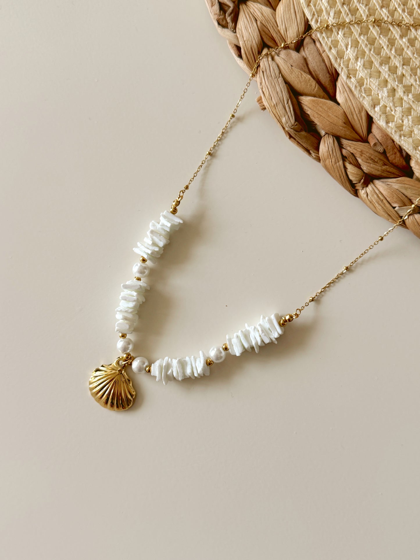 Summer shell necklaces