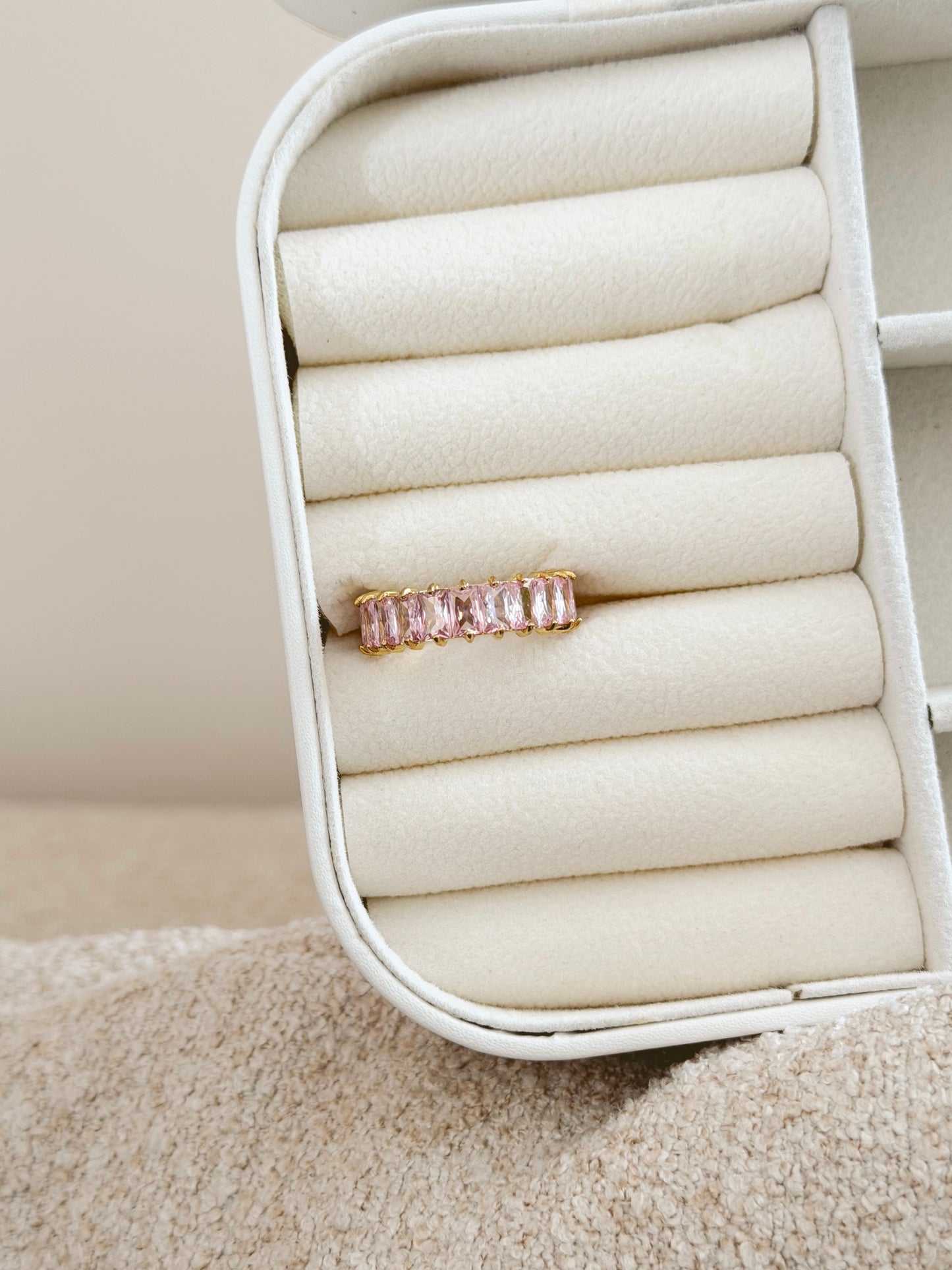 Pink tennis ring