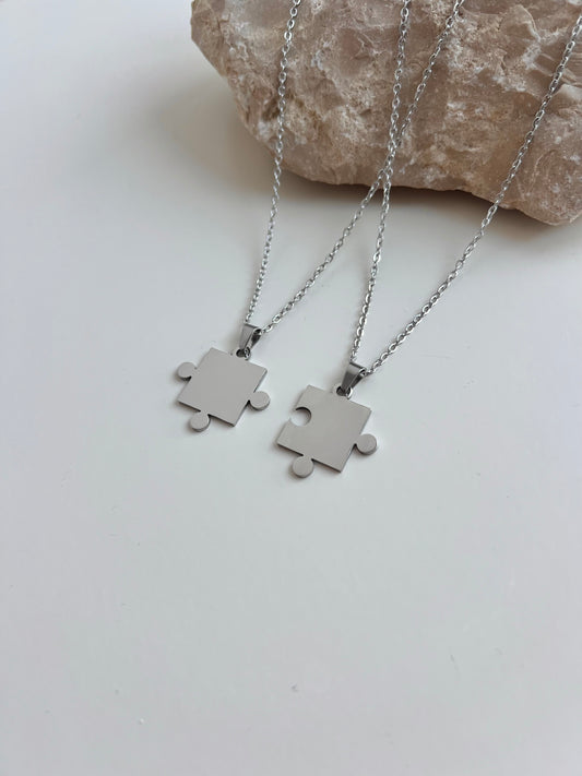 Puzzle necklace set ( besties / couples )