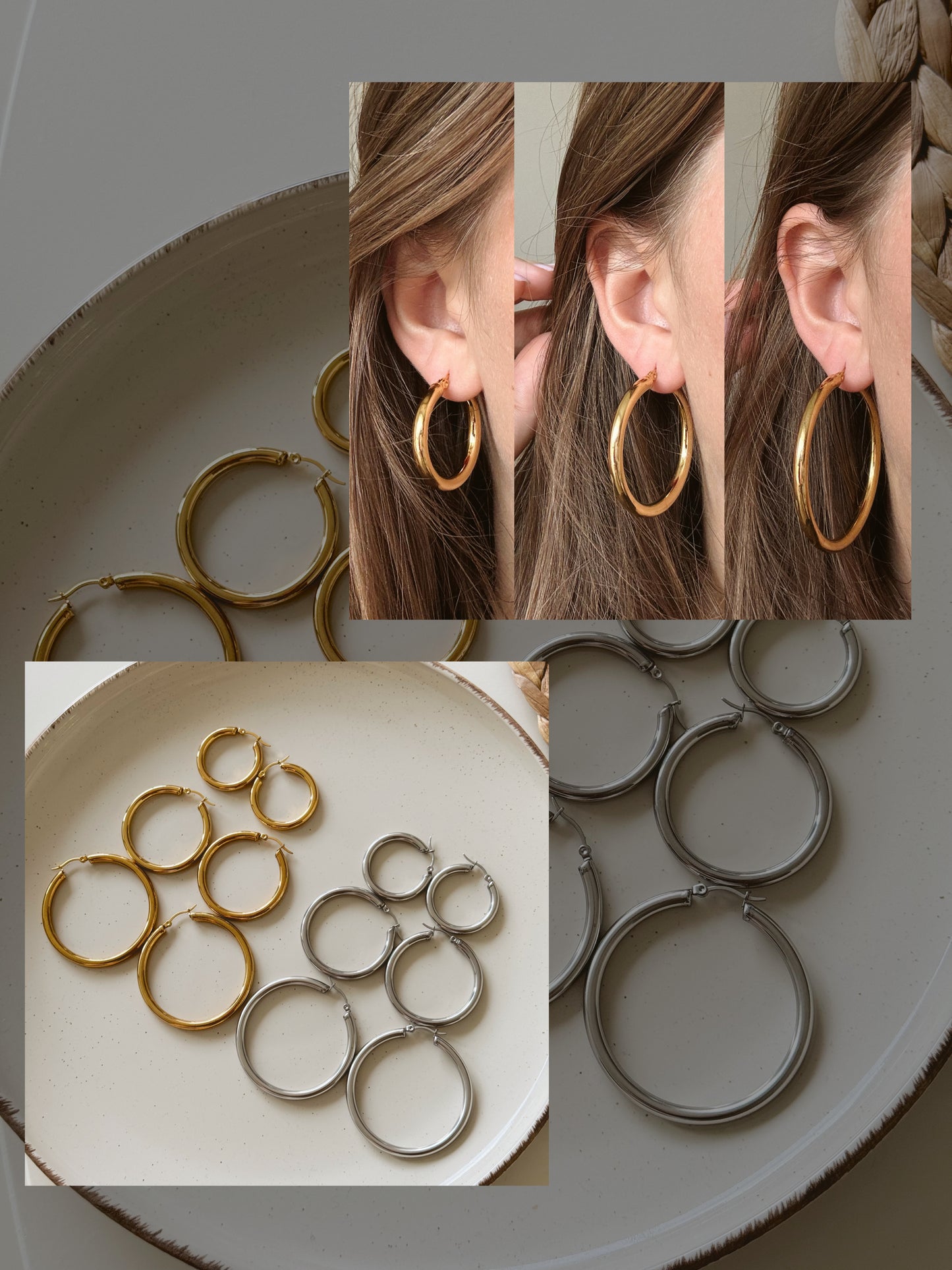 Hoops earrings