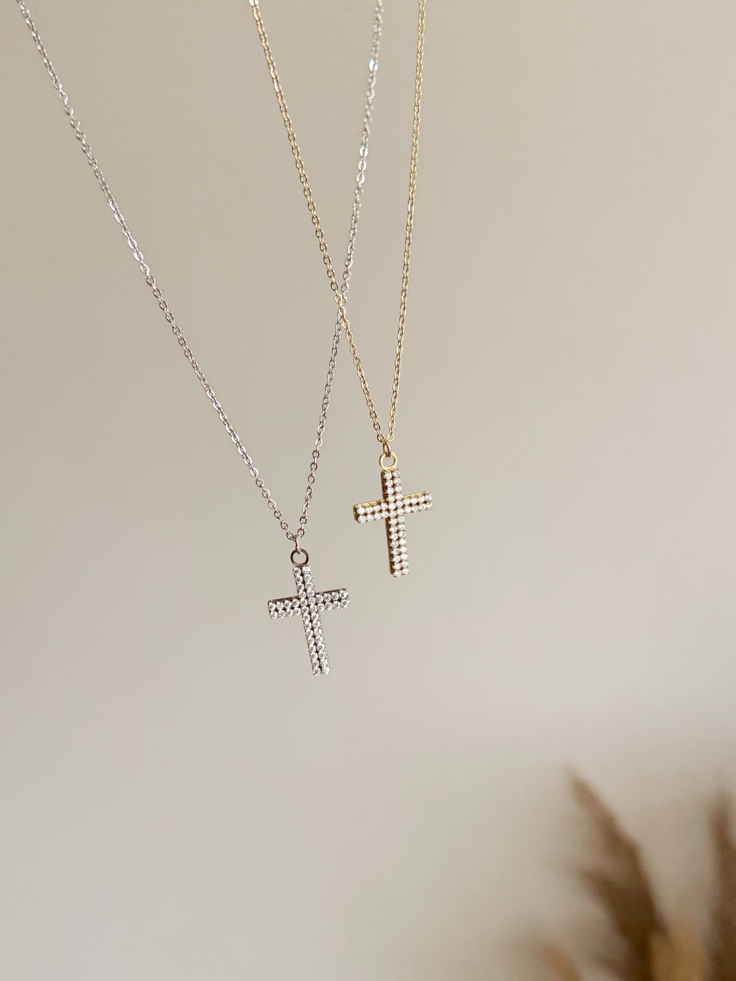 Cross stone necklaces