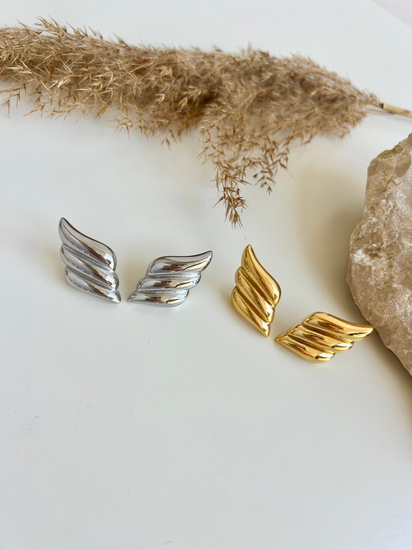 Angel wings earrings