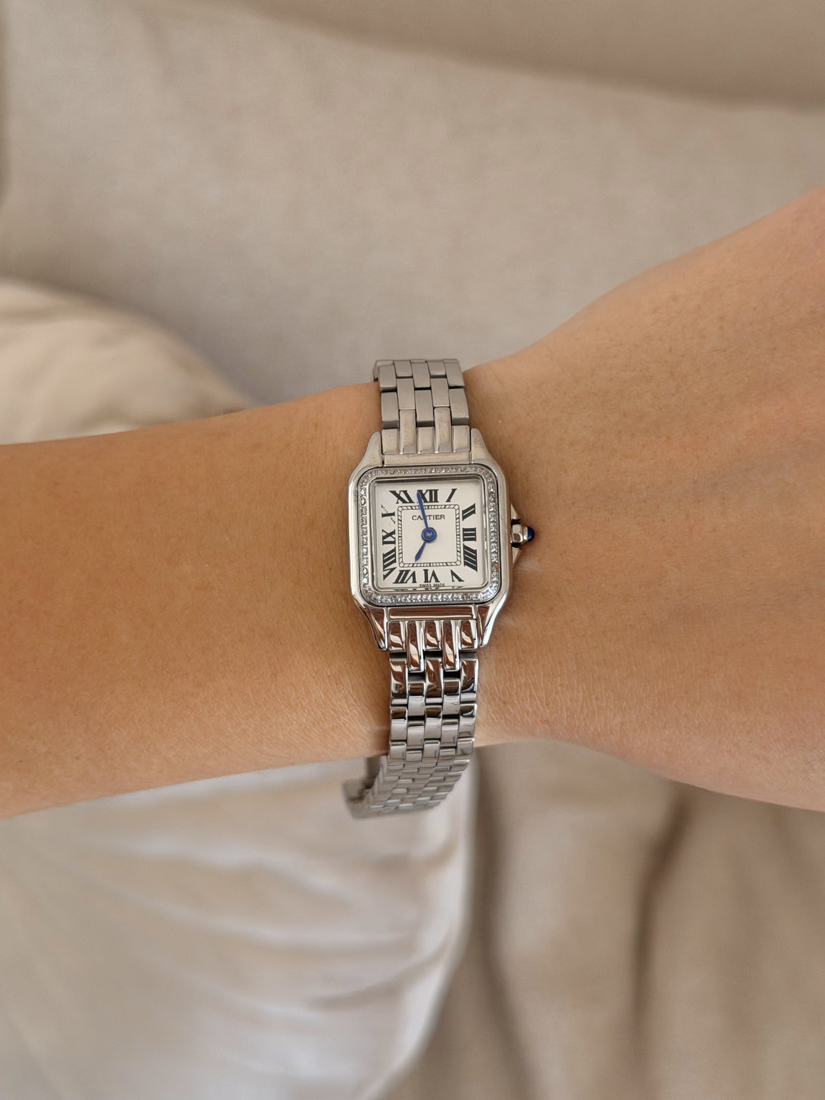 Silver Cartier watch PREMIUM