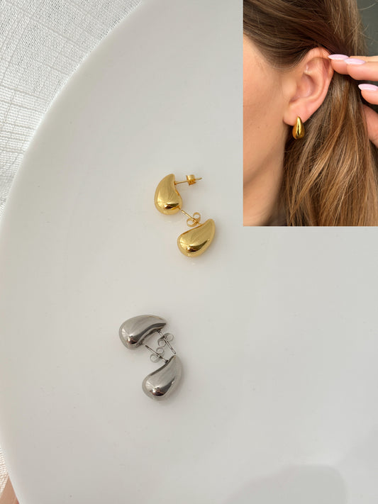 Mini bottega drop earrings