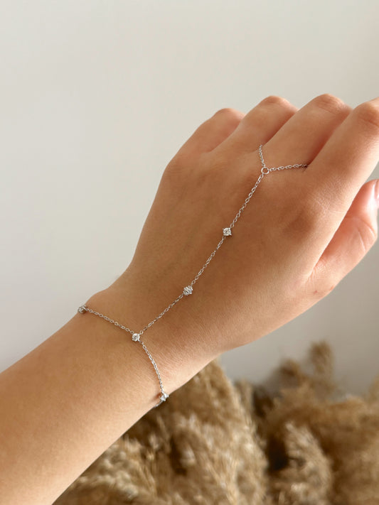 Hand chain silver
