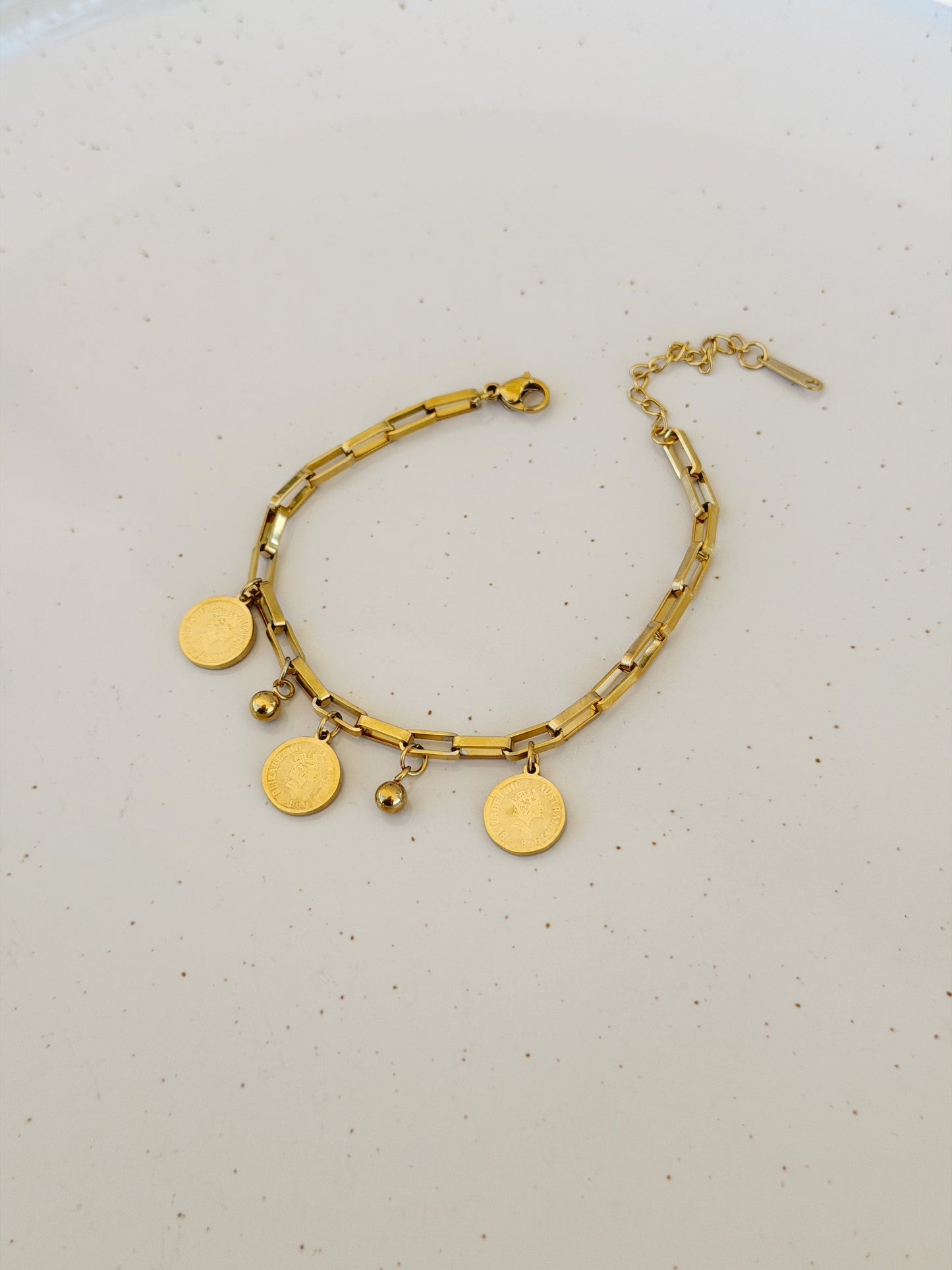 Coin bracelet