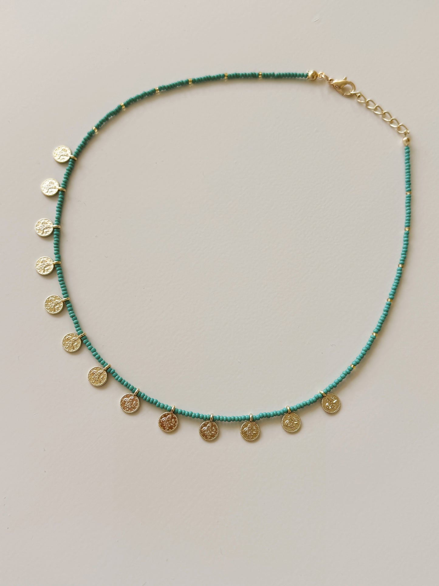 Summer coin necklaces