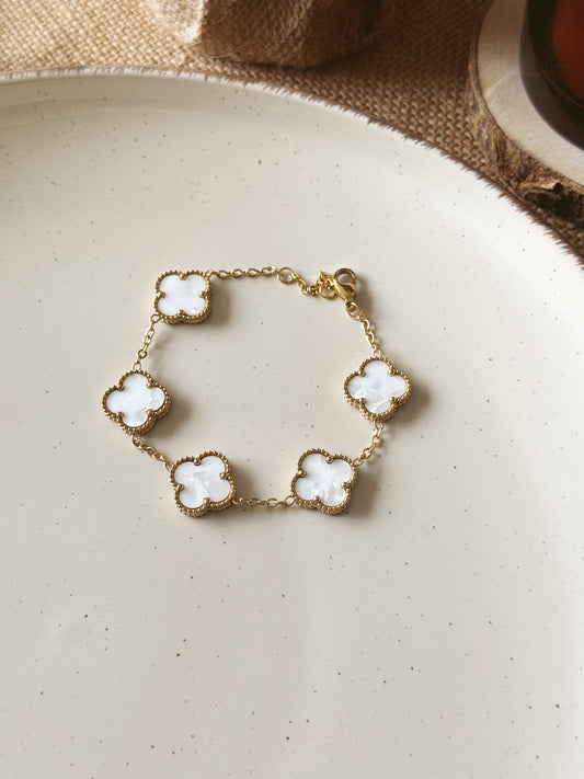 Van Cleef white bracelet