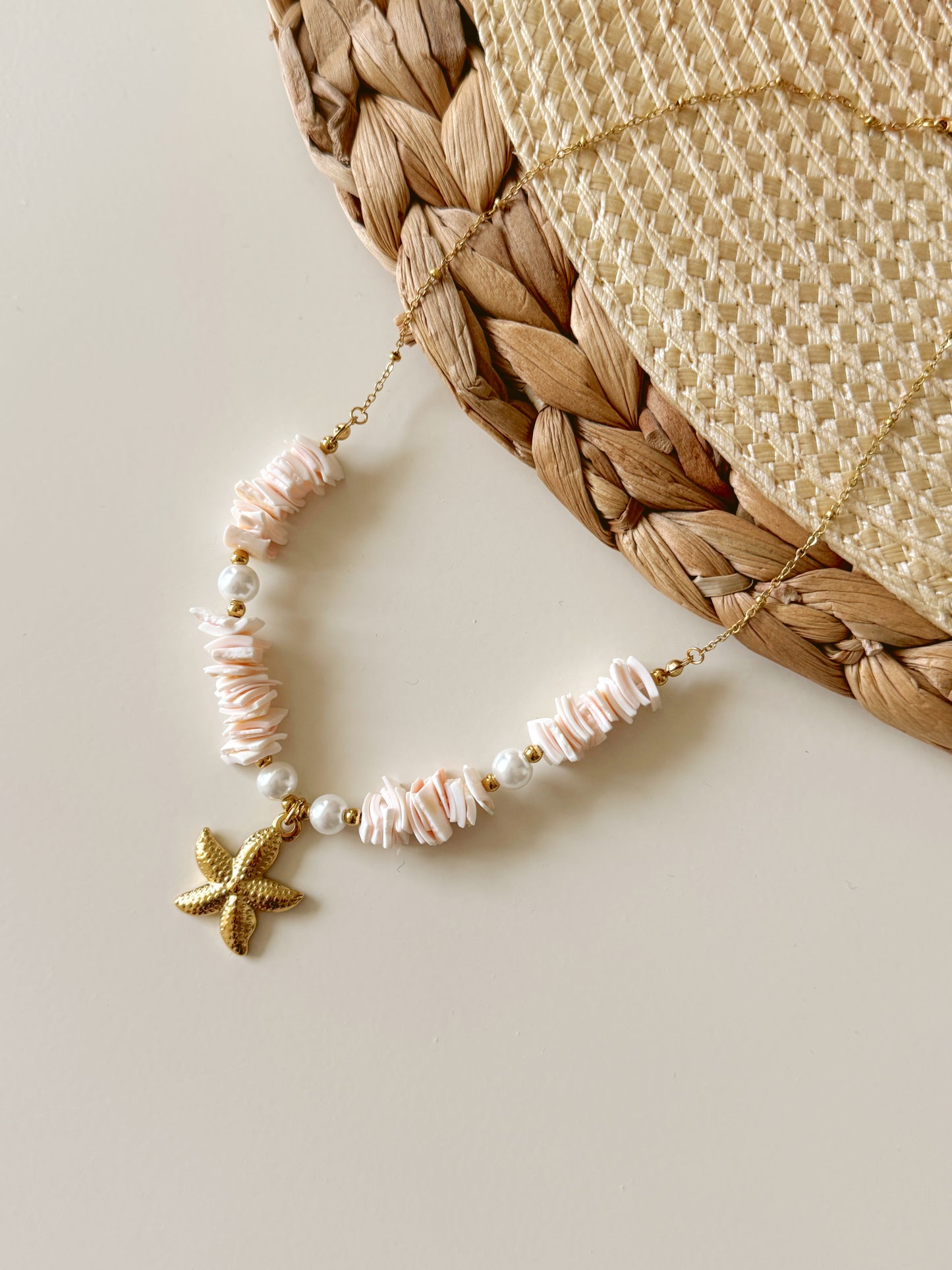 Summer shell necklaces