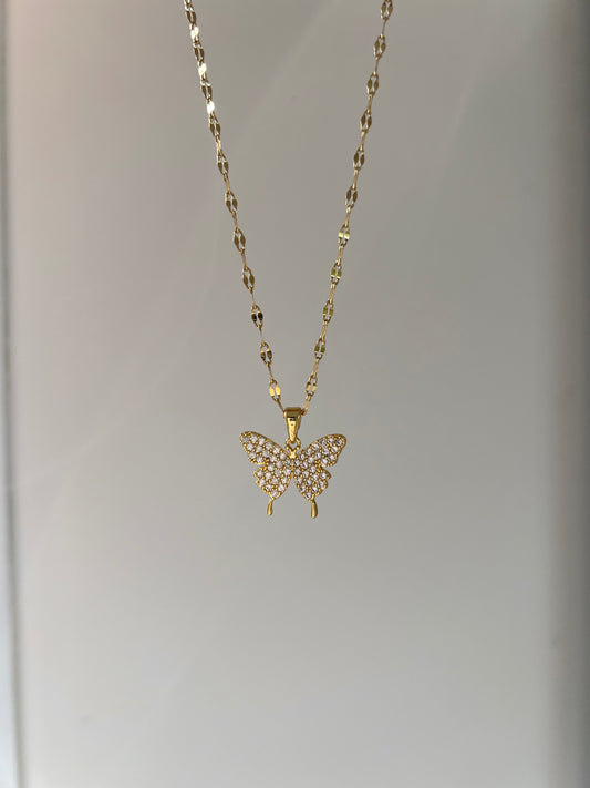 Shiny Butterfly necklaces