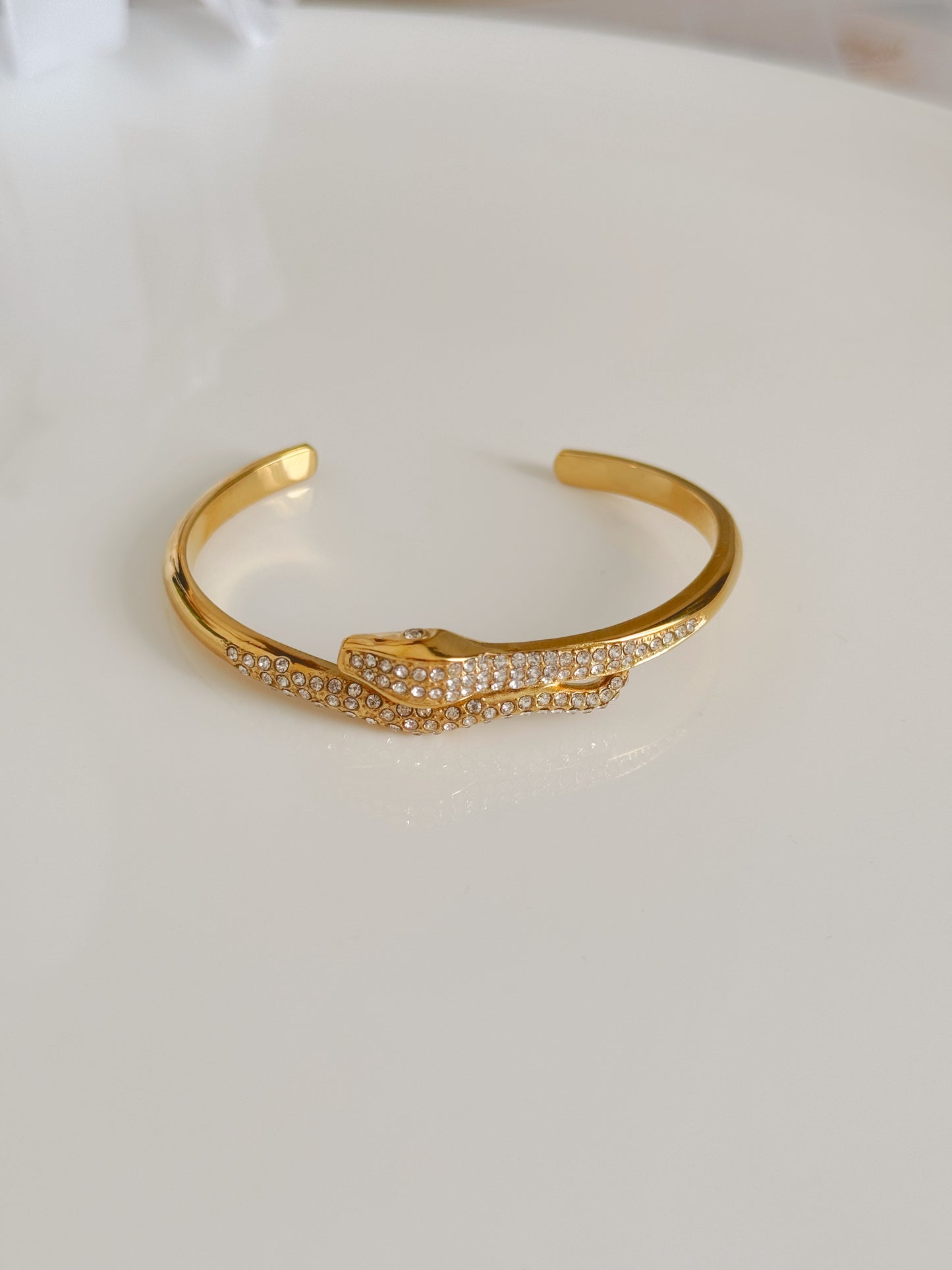 Snake cuff bracelet