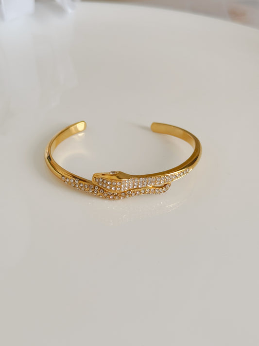Snake cuff bracelet