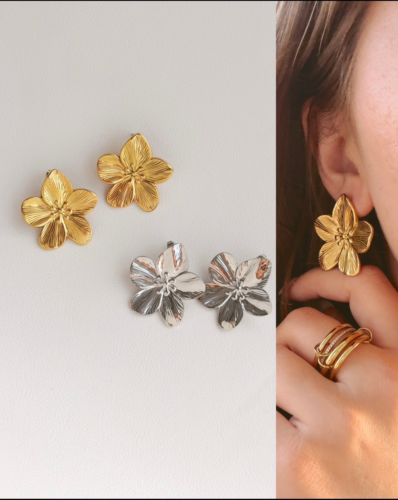 Flora earrings