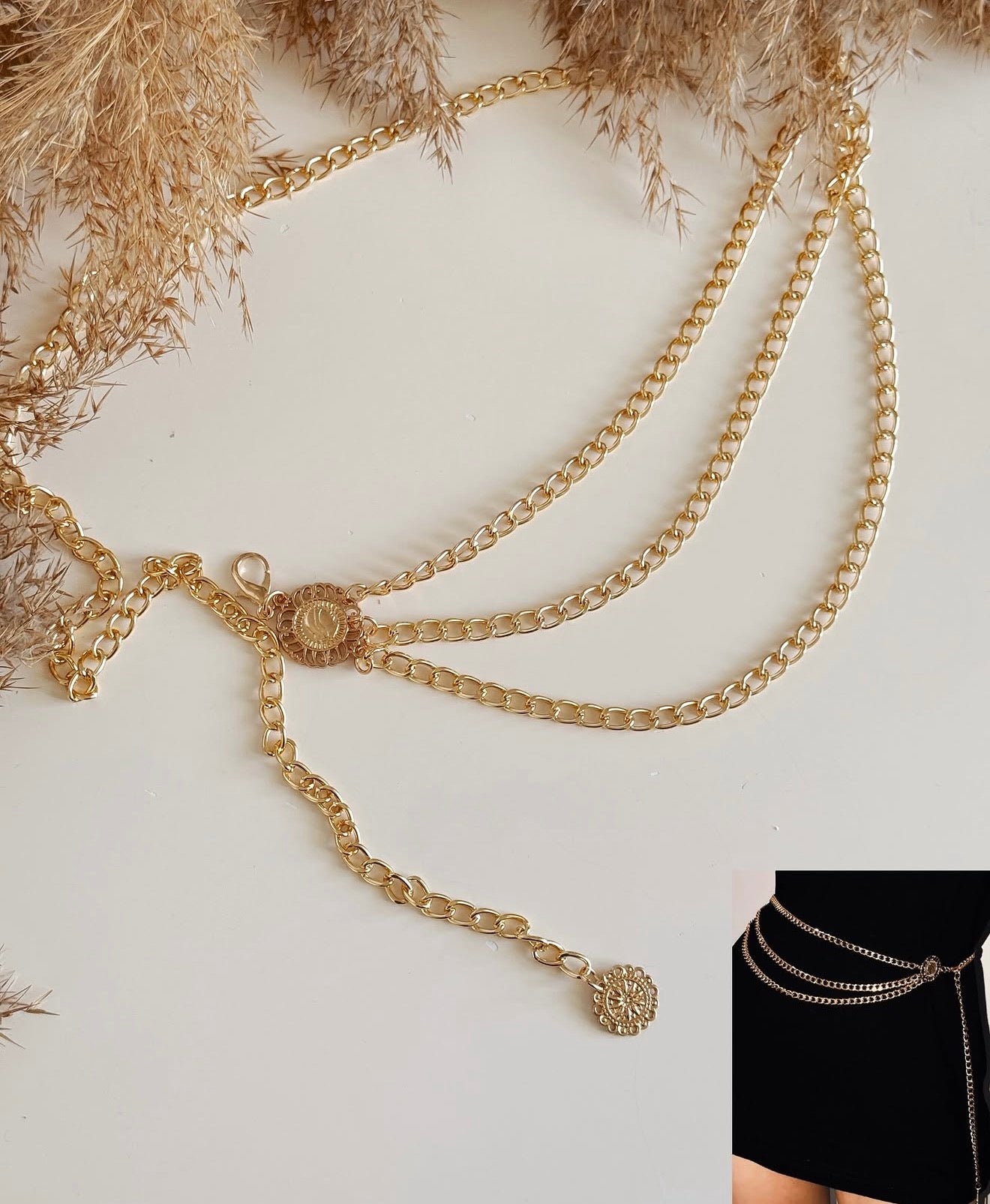 Gold waist / belly chain