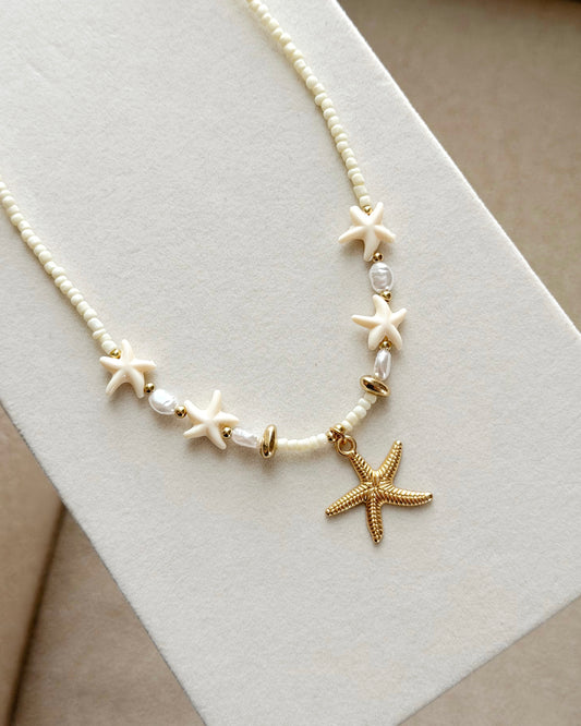 Starfish summer necklace