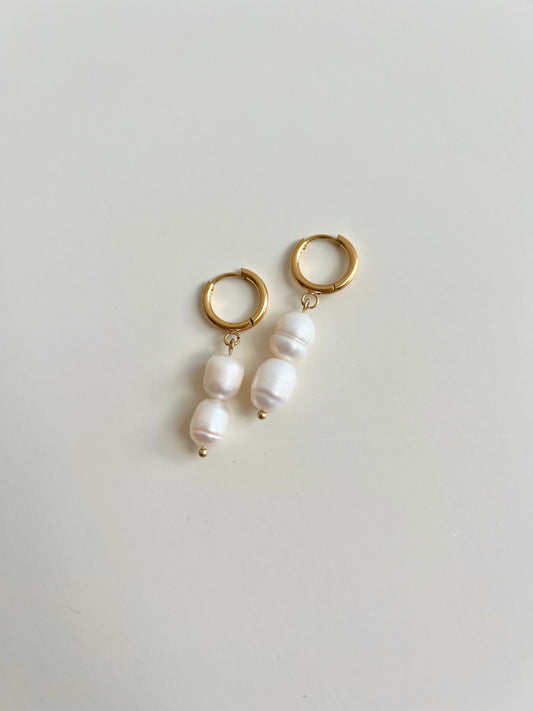 Pearl earrings