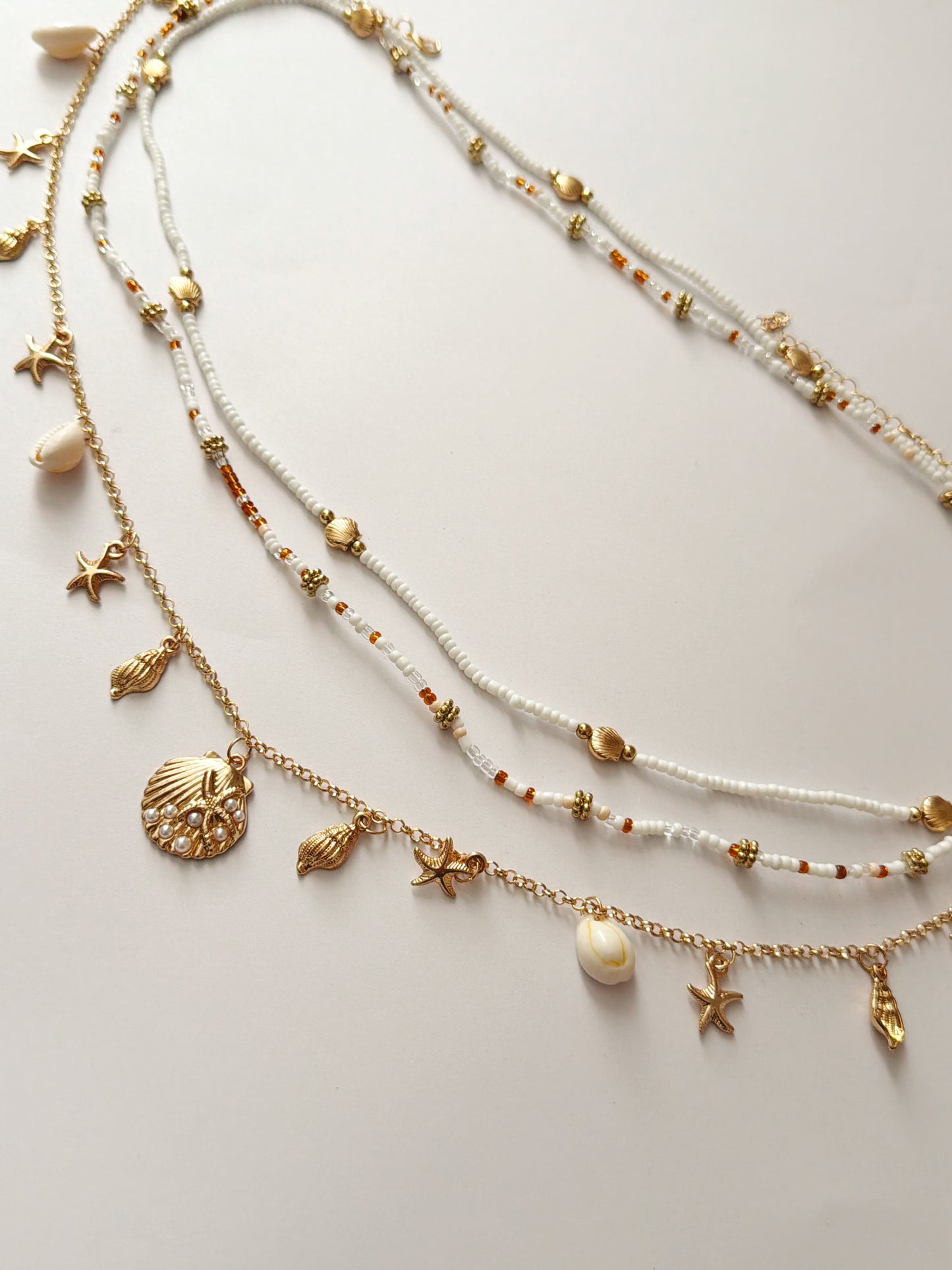 3 pcs waist belly chain set