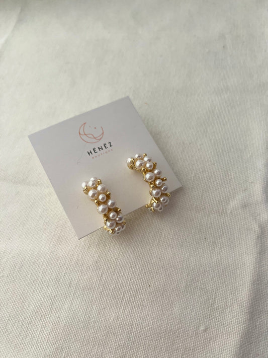 Pearl earrings