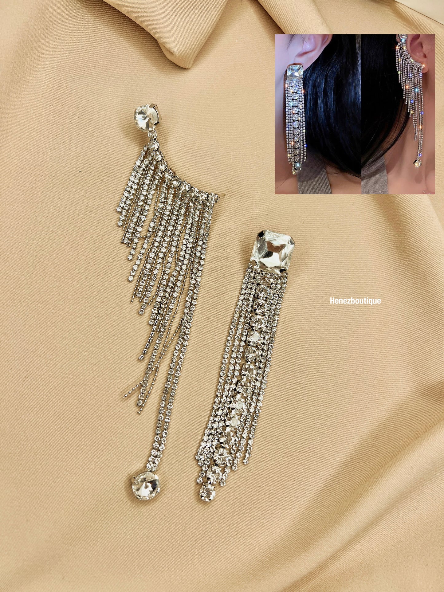 Long tassel earrings