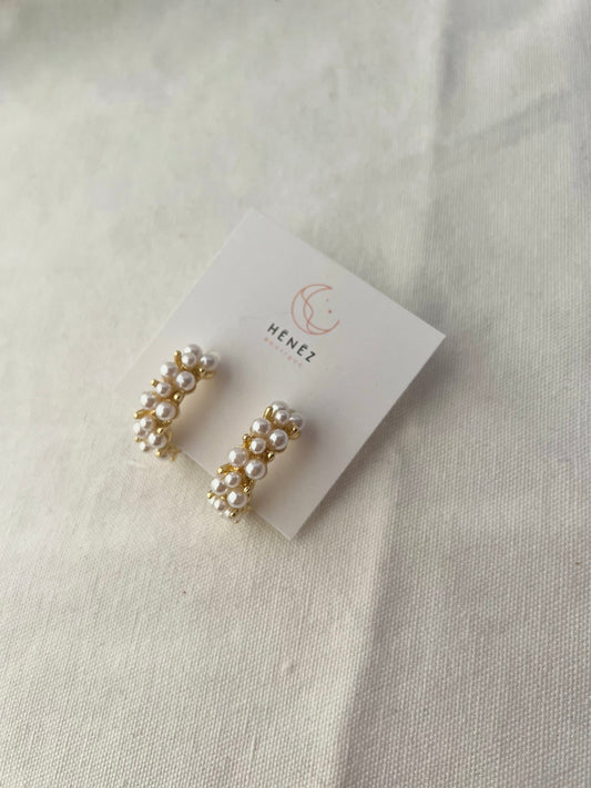 Pearl earrings