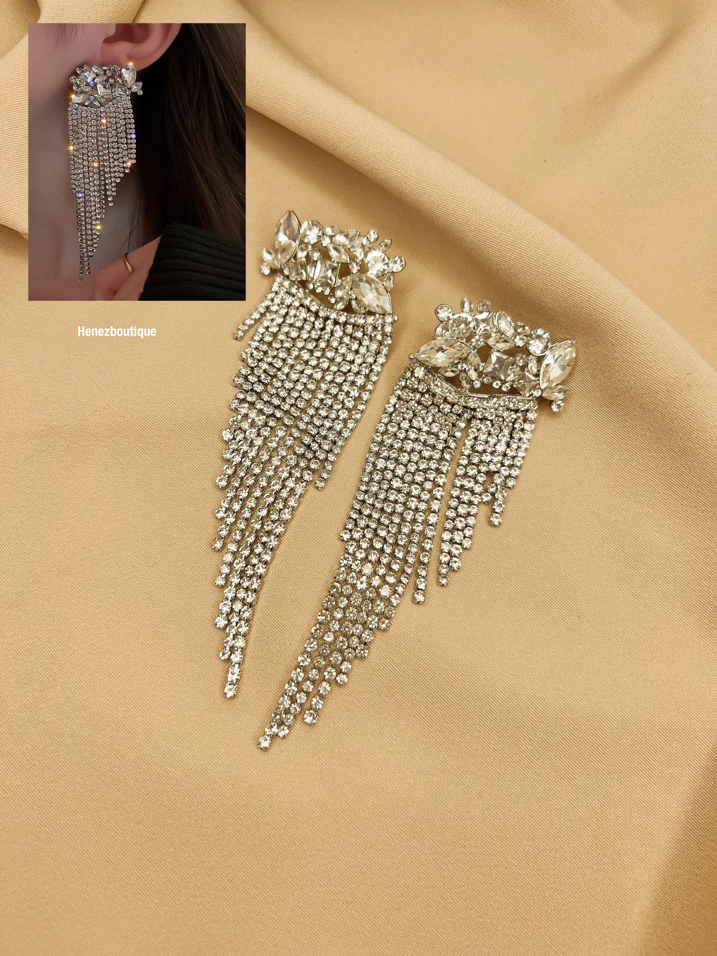 Long tassel earrings